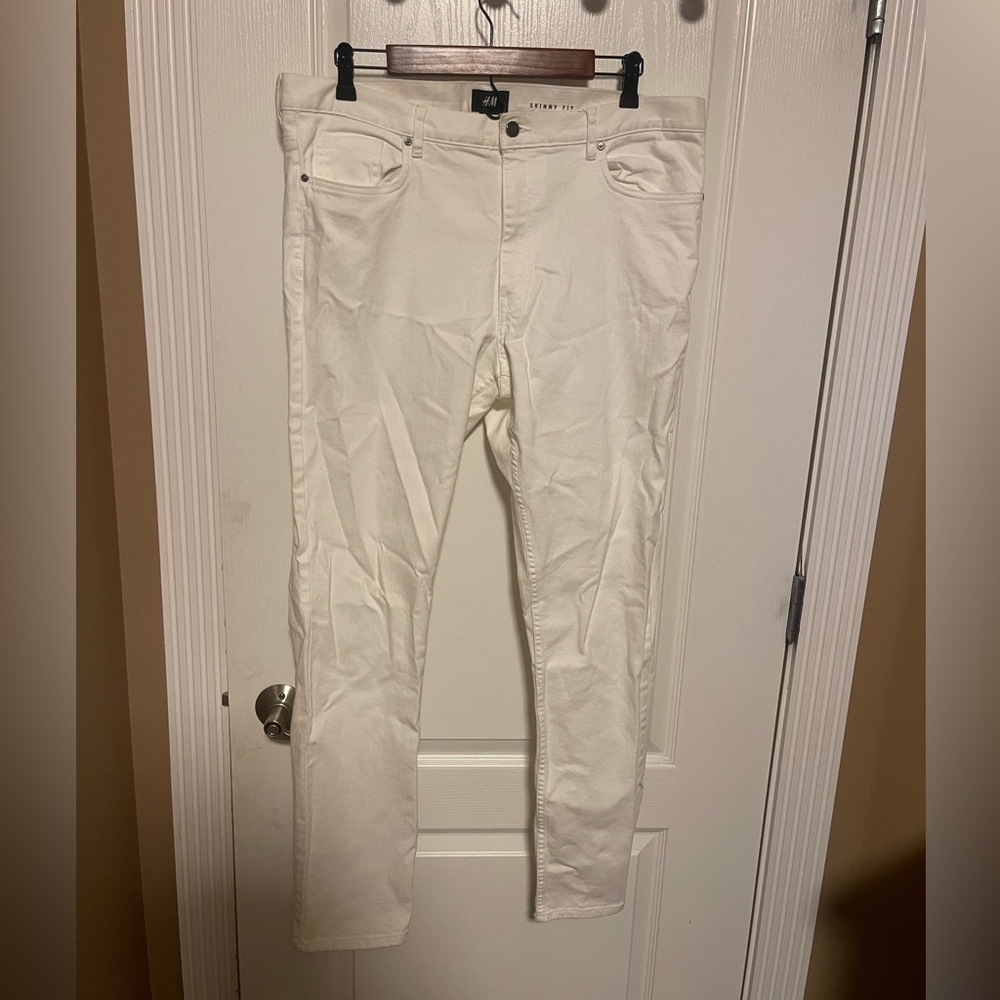 H&M Skinny White Jeans